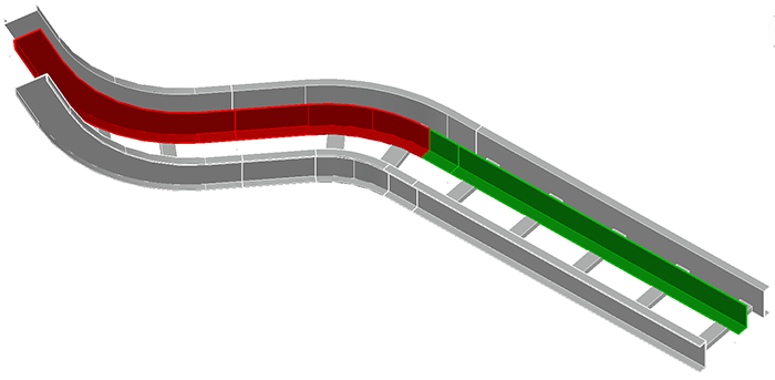 Cable tray divider - 1