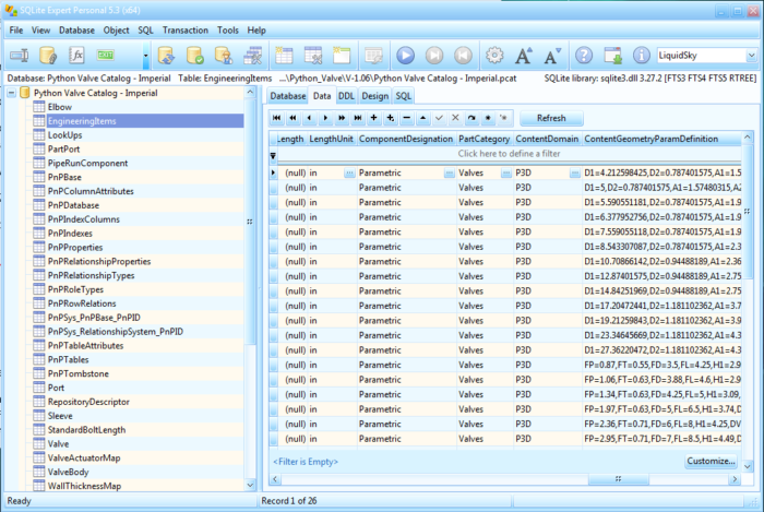 Parametric Valves 2