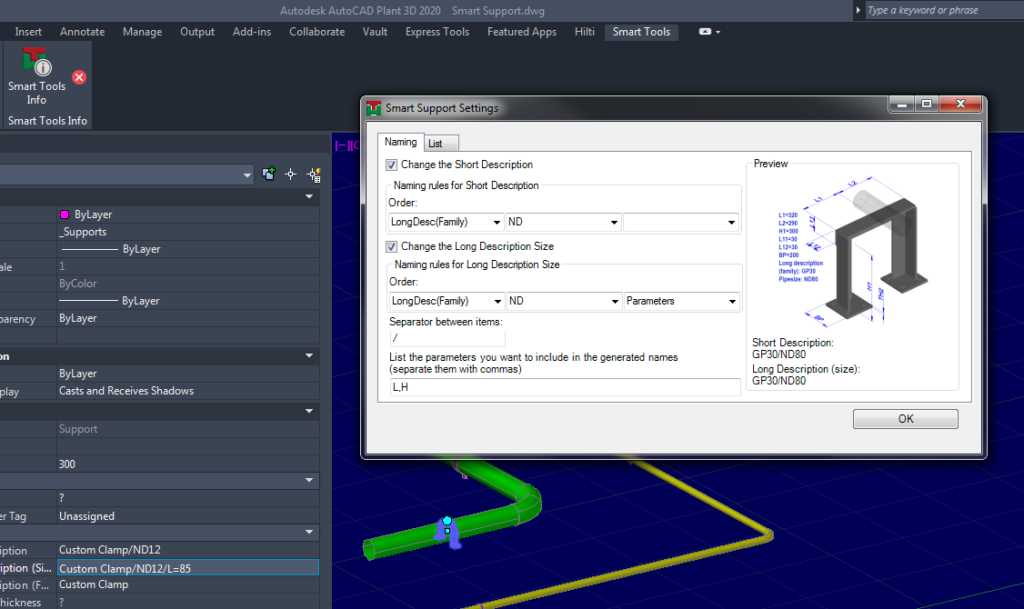 Smart Support Settings